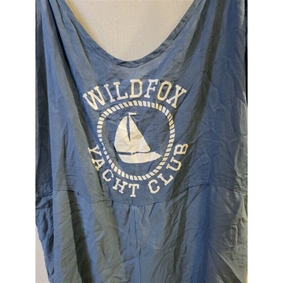 Wildfox Other - NWOT Wildfox M Yacht Club Rio Romper Playsuit Blue 110808